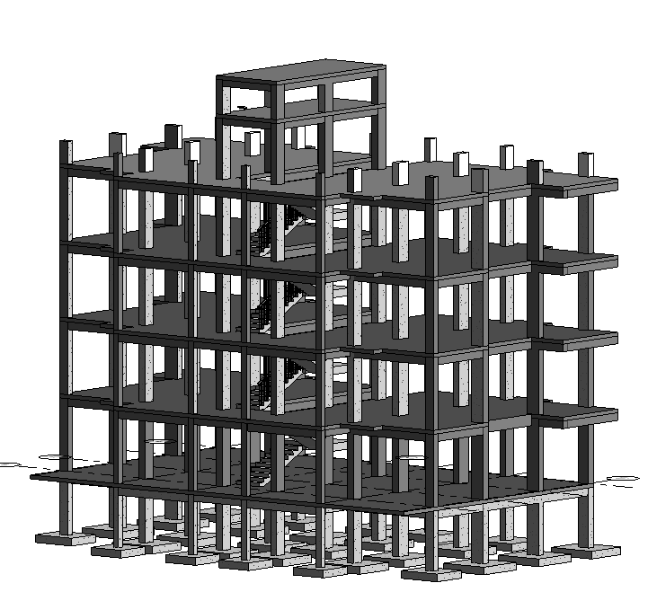 Lecturer's quarter structural view