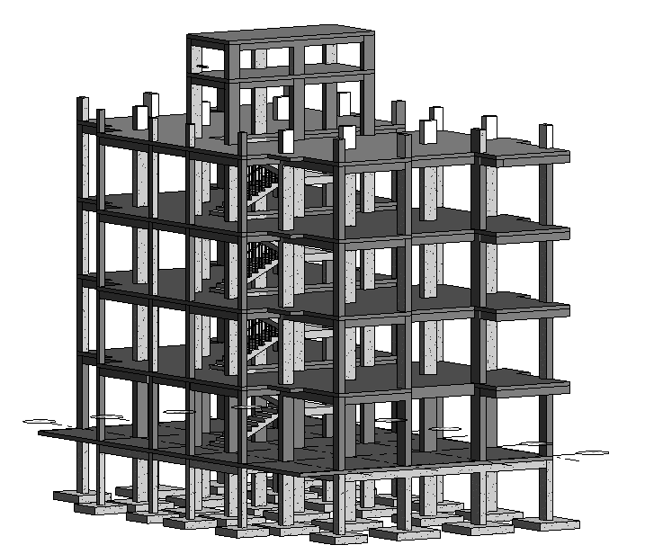 Lecturer's quarter structural view