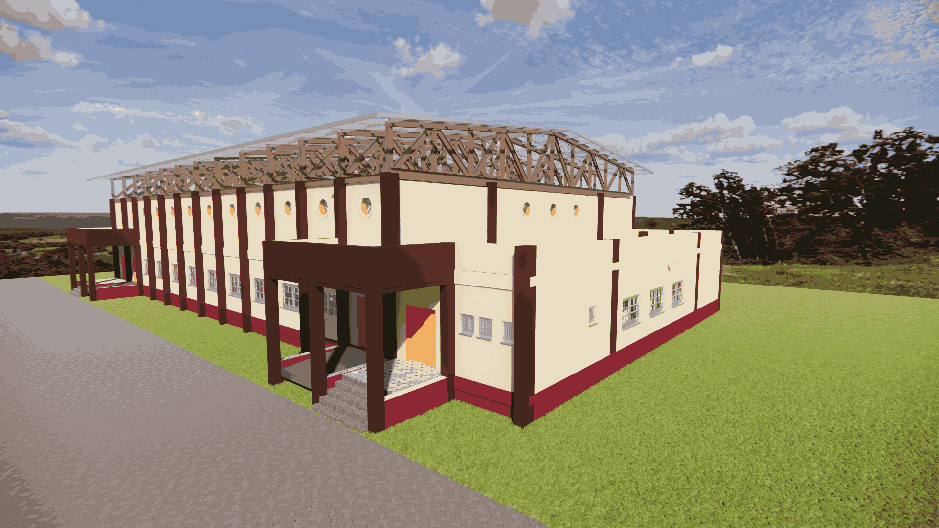 Warehouse 3D view